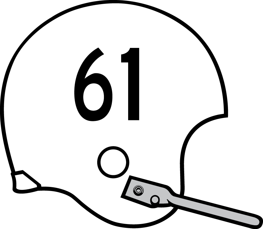 Nebraska Cornhuskers 1961-1965 Helmet Logo iron on transfers for clothing